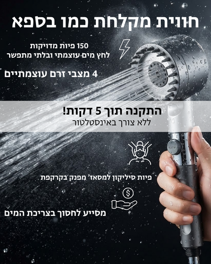 ShowerMax- ראש המקלחת החכם של אורתופלקס